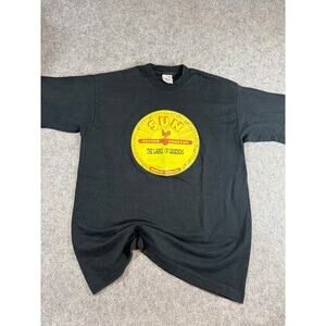 VINTAGE Sun Records Shirt Mens Black Label Of Legends USA Tee Preshrunk Large